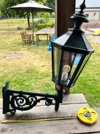 Buitenlamp gietijzer groen, Ophalen, Gebruikt, Wandlamp, Netvoeding