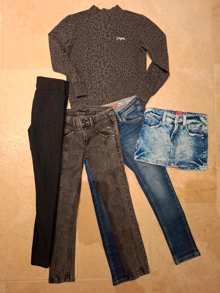 Merkkleding meisje maat 116 128 134, Kinderen en Baby's, Kinderkleding | Kinder-kledingpakketten, Zo goed als nieuw, Maat 128