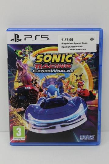 Playstation 5 game Sonic Racing CrossWorlds PS5 beschikbaar voor biedingen