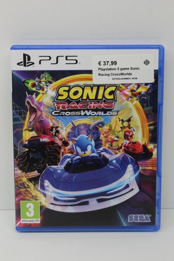 Playstation 5 game Sonic Racing CrossWorlds PS5, Spelcomputers en Games, Games | Sony PlayStation 5, Zo goed als nieuw, Ophalen