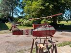 Vintage helikopter metaal of mancave interieur, Ophalen