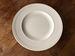Wedgwood windsor 6 ontbijtborden 21cm glad parel rand, Ophalen of Verzenden, Zo goed als nieuw, Bord(en), Wedgwood