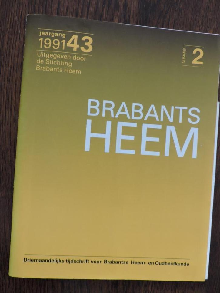 Boek, BRABANTS HEEM Jaargang 1991 43 no 2, Boeken, Geschiedenis | Stad en Regio, Nieuw, 15e en 16e eeuw, Ophalen of Verzenden