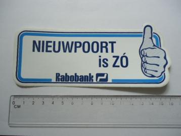 sticker oud Nieuwpoort is zo oke ok rabobank retro beschikbaar voor biedingen