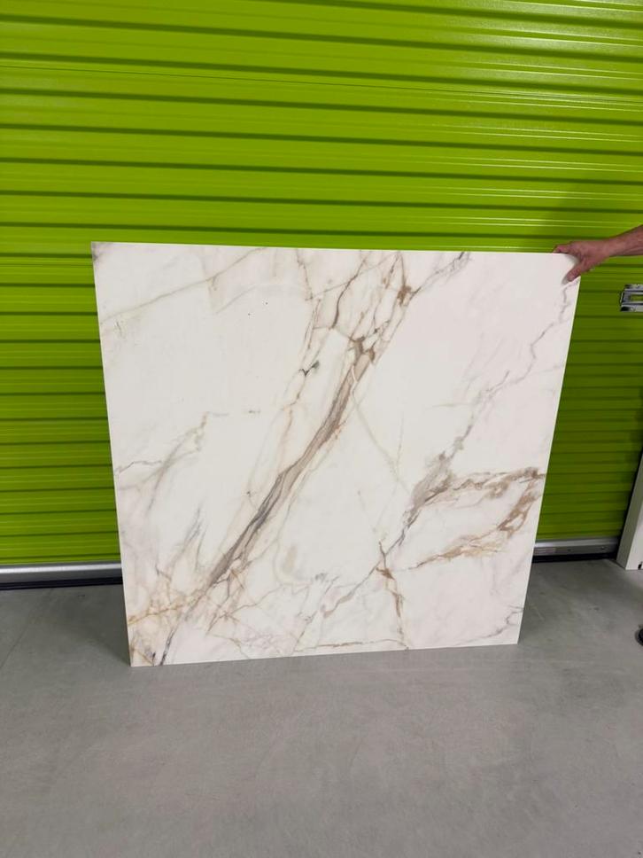 1m2 calagatta gold plaat merk Xtone, Doe-het-zelf en Verbouw, Platen en Panelen, Nieuw, Overige materialen, Minder dan 20 mm, Ophalen