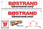 Vrachtauto decal 1:50 Bostrand transport Noorwegen ( type 2), Hobby en Vrije tijd, Modelauto's | 1:50, Nieuw, Overige merken, Bus of Vrachtwagen
