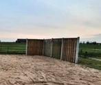 Schuttingdelen met betonpalen, Tuin en Terras, Schuttingen, Ophalen, 6 meter of meer, Hout, 1 tot 2 meter
