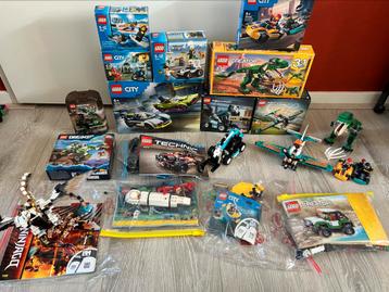 Verzameling lego setjes 15 stuks City, Creator technic  beschikbaar voor biedingen