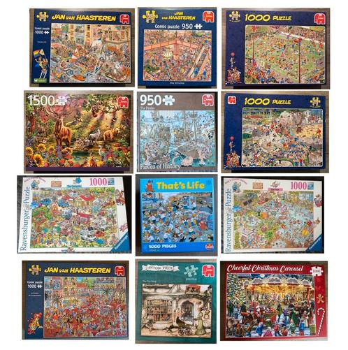 Verschillende puzzels 950, 1000, 1500 stukjes, Hobby en Vrije tijd, Denksport en Puzzels, Zo goed als nieuw, Ophalen of Verzenden