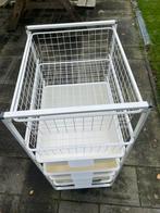 Ikea komplement kastje met 2 draadmanden en dichte bakken., Huis en Inrichting, Kasten | Kledingkasten, Minder dan 100 cm, Met lade(s)