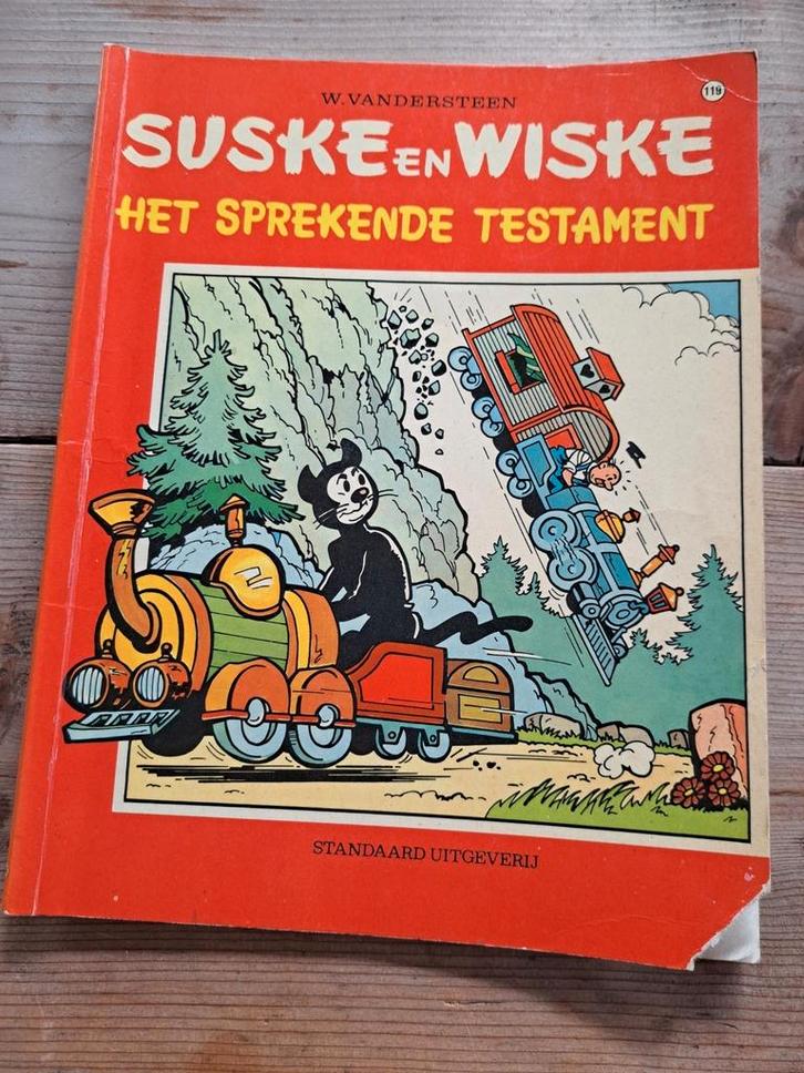 Suske en wiske,119 het sprekende testament, 1e druk, Boeken, Stripboeken, Gelezen, Eén stripboek, Ophalen of Verzenden