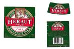 Bieretiket Heraut Pils - Wertha Brouwerij Breda thte 93 94, Ophalen of Verzenden, Gebruikt, Overige typen, Overige merken