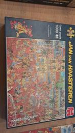 Jan van haasteren de tomatenslacht 1000 stukjes compleet, Ophalen of Verzenden, 500 t/m 1500 stukjes, Zo goed als nieuw, Legpuzzel