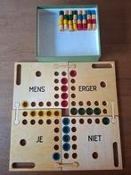 Keezen - Mens Erger Je Niet - Houten bord, Hobby en Vrije tijd, Vijf spelers of meer, Ophalen of Verzenden, Gebruikt, Onbekend