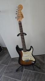 Squier stratocaster sunburst., Ophalen, Zo goed als nieuw, Fender