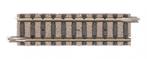 Fleischmann Piccolo N 9102 - Rechte rail, lengte 57,5 mm., Hobby en Vrije tijd, Gelijkstroom, Fleischmann, Rails, Ophalen of Verzenden