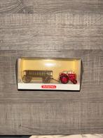 Wiking Tractor met Aanhanger - Modelauto 1:87, Ophalen of Verzenden, Zo goed als nieuw, Hijskraan, Tractor of Landbouw, Wiking