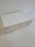 Houten brocante opbergkist / Speelgoedkist, Huis en Inrichting, Woonaccessoires | Kisten, Ophalen, Minder dan 50 cm, Gebruikt