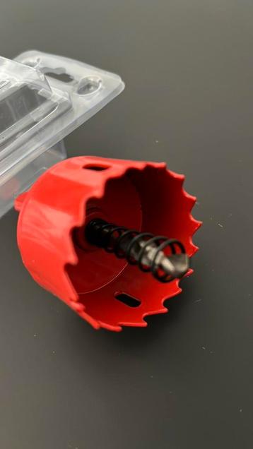 Gatenboor - gatenzaag: zink - PVC - staal 42mm: NIEUW beschikbaar voor biedingen