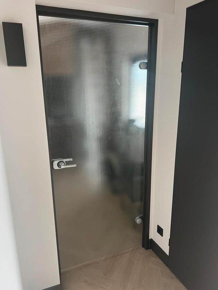 3 x Luxe glazen Bruynzeel deur voor opdek kozijn 211,5 x 88, Doe-het-zelf en Verbouw, Deuren en Horren, Zo goed als nieuw, Binnendeur