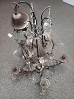 2 Kroonluchters & 4 Plafonnières - Diverse Stijlen, Ophalen, Gebruikt, Glas, Vintage, Klassiek,