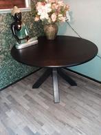 Ronde eettafel, Huis en Inrichting, Tafels | Eettafels, Ophalen, Gebruikt, Rond, Metaal