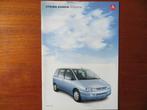 Citroën Evasion Millésime (mei 2000), Boeken, Auto's | Folders en Tijdschriften, Nieuw, Citroën, Ophalen of Verzenden