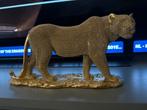 Luxe Luipaard ornament standbeeld goud decoratie, Ophalen of Verzenden, Nieuw, Dier