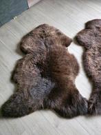 Schapenvachten 2stuks bruin., Huis en Inrichting, Woonaccessoires | Plaids en Woondekens, Ophalen of Verzenden, Nieuw