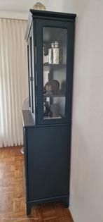 donker groene vitrinekast., Huis en Inrichting, Kasten | Vitrinekasten, Zo goed als nieuw, Minder dan 100 cm, 25 tot 50 cm, 50 tot 100 cm