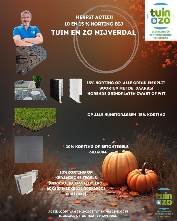 Herfst actie!! 10 en 15% korting, Tuin en Terras, Tegels en Klinkers, Nieuw, Terrastegels, Keramiek, 10 m² of meer, Ophalen of Verzenden
