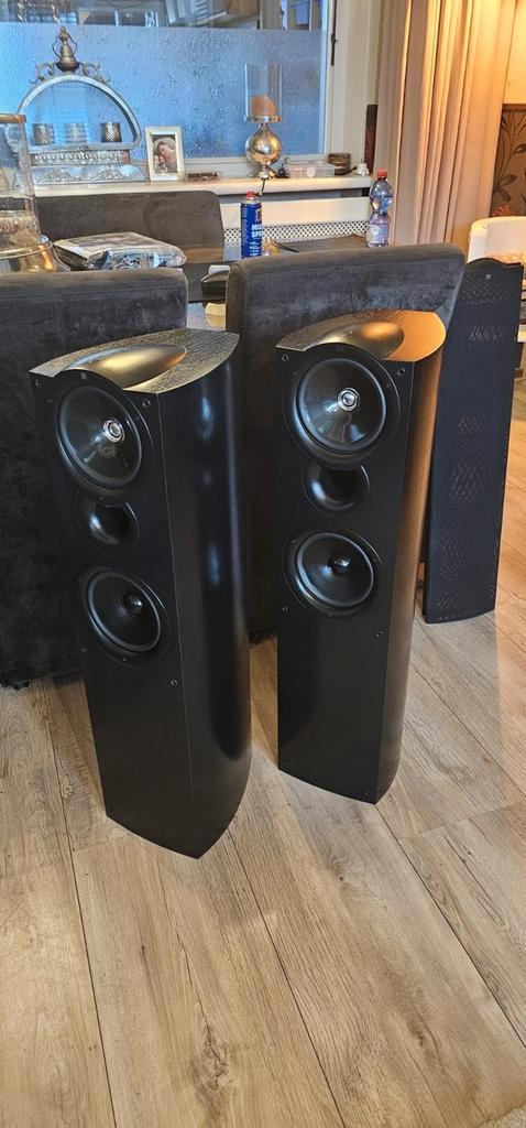 Kef Q5 Luidsprekers - Topkwaliteit Geluid, Audio, Tv en Foto, Luidsprekers, Gebruikt, Front, Rear of Stereo speakers, 120 watt of meer