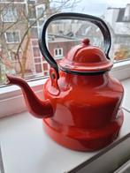 Te koop rode emaile waterketel, Ophalen of Verzenden