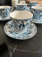 6 chinees porselein koffie en schotel kopjes., Antiek en Kunst, Ophalen