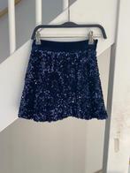 ZARA BLAUW PAILLETEN FEEST ROK, MAAT: 128, Kinderen en Baby's, Kinderkleding | Maat 128, Meisje, Ophalen of Verzenden, Zo goed als nieuw
