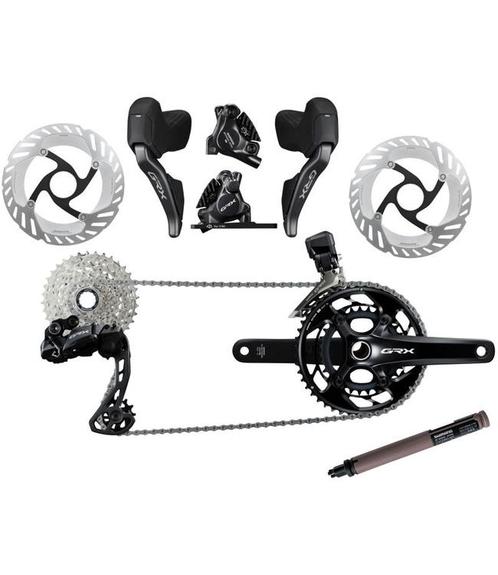 Nieuwe Shimano GRX RX825 Di2 12 Speed Groepset, Fietsen en Brommers, Fietsonderdelen, Zo goed als nieuw, Racefiets, Ophalen of Verzenden