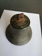 Oude bronzen scheepsbel 12x12 cm mooie klank., Verzamelen, Scheepvaart, Gebruikt, Gebruiksvoorwerp, Motorboot of Zeilboot, Ophalen of Verzenden