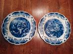 Set van twee Delftsblauwe borden, Regina, Ophalen of Verzenden