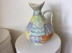 Vintage Bay keramiek vaas,211-15,vismond model,pastel kleur., Ophalen of Verzenden