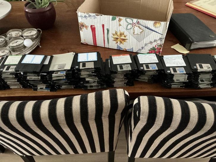 3,5 " diskettes 1,44 Mb, Computers en Software, Beschrijfbare discs, Gebruikt, Overige typen, Herschrijfbaar, Ophalen of Verzenden