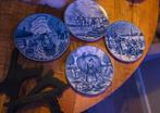 Delfts blauw (4 seizoenen) met standaard, Antiek en Kunst, Ophalen