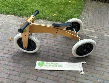 Wishbone houten loopfiets 3 in 1 beschikbaar voor biedingen