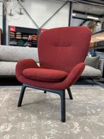 Showmodel Rolf Benz 594 Fauteuil Stof Design stoel Rood, Huis en Inrichting, Fauteuils, Stof, Ophalen of Verzenden