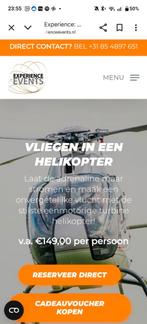Helicoptervlucht experience events, Tickets en Kaartjes