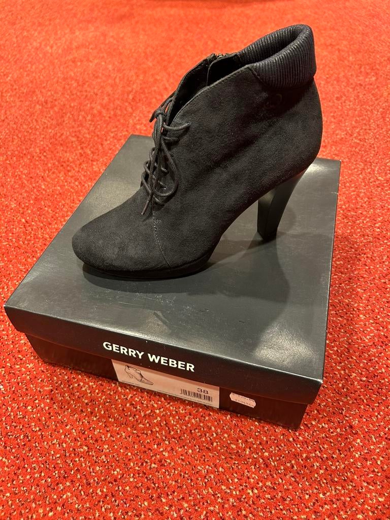 Blauwe Gerry Weber enkellaarsjes 38, Ophalen of Verzenden, Nieuw, Blauw