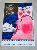 Theatergroep Maccus. Delft.  Diverse affiches, Rechthoekig Staand, Ophalen of Verzenden, Zo goed als nieuw, A1 t/m A3