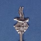 verzilverd lepeltje Zeemeeuw Domburg, Antiek en Kunst, Ophalen of Verzenden