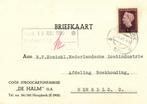 Coop Stroocartonfabriek De Halm G.A., Hoogkerk - 07.1950 - b, Postzegels en Munten, Brieven en Enveloppen | Nederland, Ophalen of Verzenden