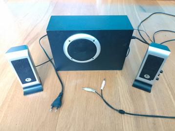 Logitech speakerset met subwoofer beschikbaar voor biedingen