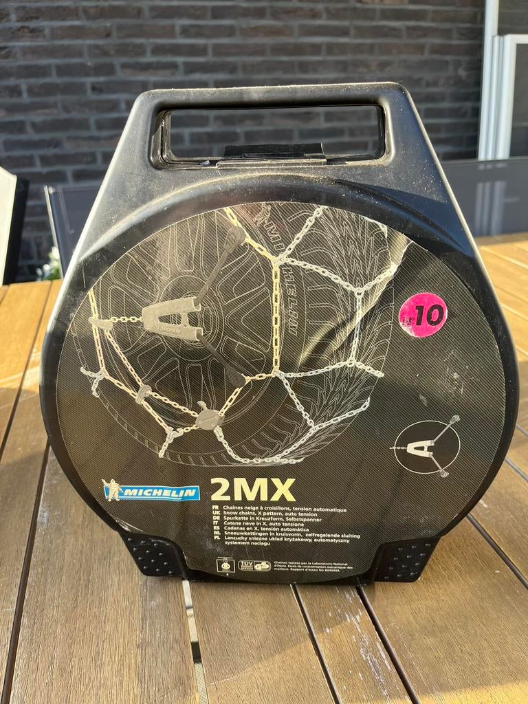 Sneeuwkettingen Michelin 2 MX, Nr 10, Auto diversen, Sneeuwkettingen, Ophalen, Zo goed als nieuw